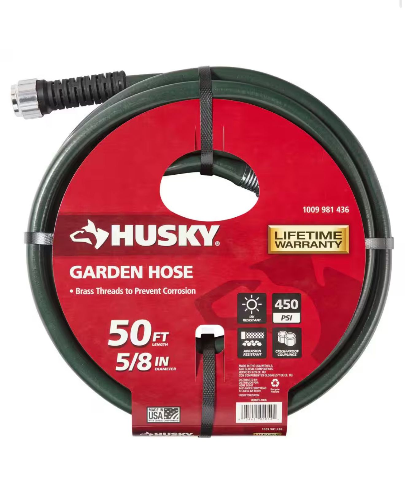 Husky 5/8 in. Dia x 50 ft. Heavy-Duty Hose