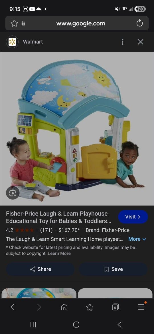Will Do $75 for Both Car And Home Or BEST OFFER Fisher-Price Laugh & Learn Playhouse Educational Toy for Babies & Toddlers, Smart Learning Home 