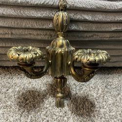 Metal Heavy Vintage Wall Sconce Candle Holder