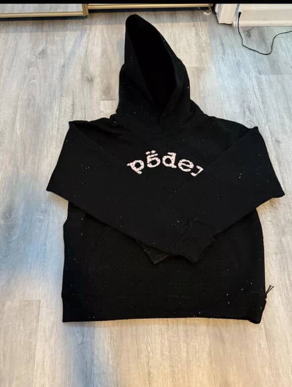 Black VVS Sp5der Hoodie