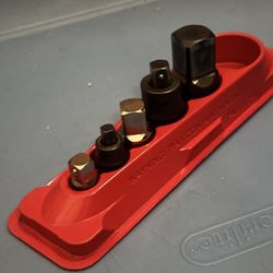 Snap-on Tools 5 pc Combination Square Drive Adaptor Set