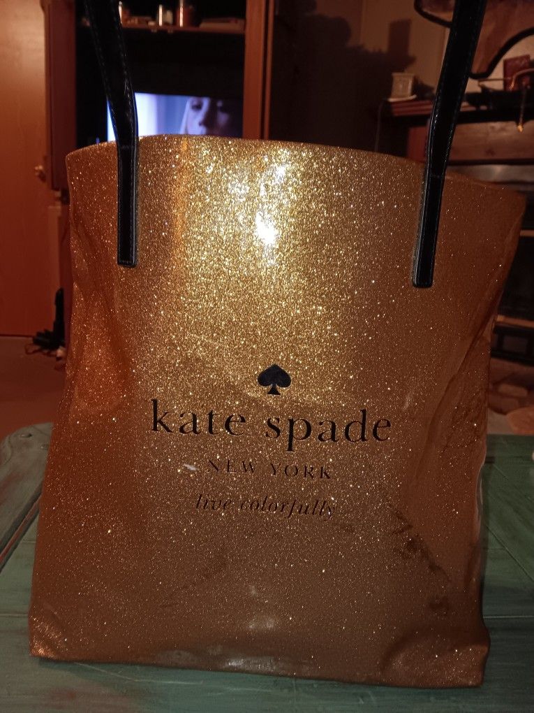 KATE SPADE GLITTER TOTE