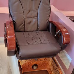  Pedicure Chair Spa w/ Glass Bowl