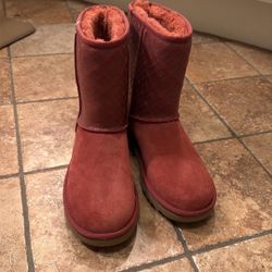 Ugg Burgundy Winter Boots