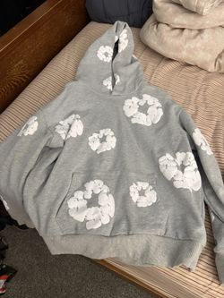 Brand New Denim Tears Grey Cotton Wreath Set (Hoodie + Sweatpants)