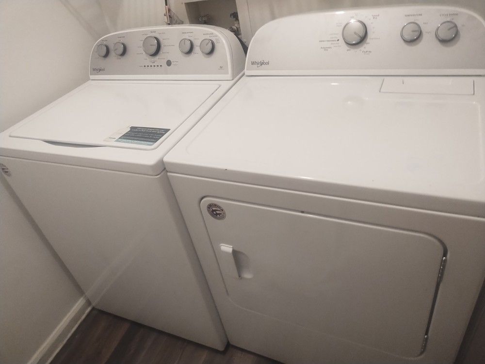 Whirlpool Model Wtw4816fw2/Wed4815ew1