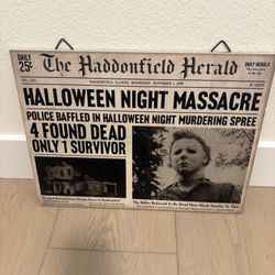 Halloween Michael Myers Wall Art