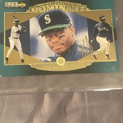 Ken Griffey Signed Baseball Card       Original Signature 