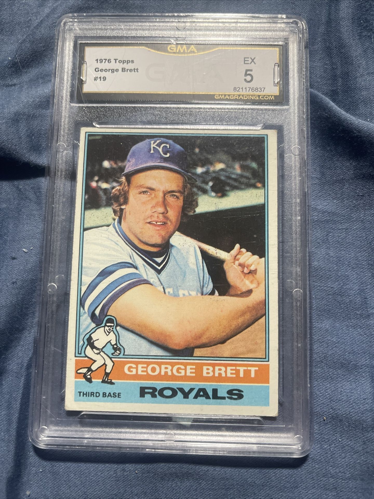 GMA 5 1976 Topps George Brett