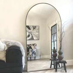 MIRROR - 79 x 39 Extra Large Full Length Arch Mirror 79x39