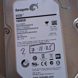 Seagate 1TB hard drive