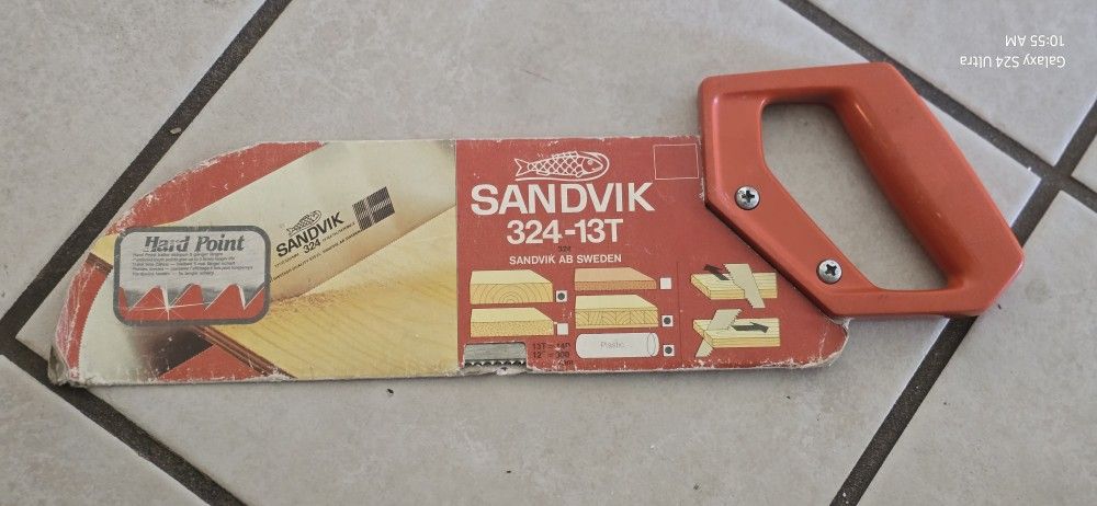 SANDVIK 12 INCH VENEER HAND SAW