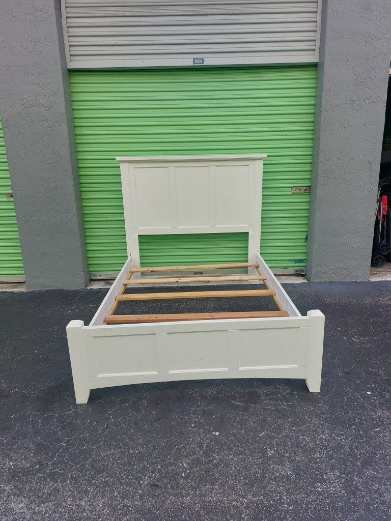 White Full Bed Frame