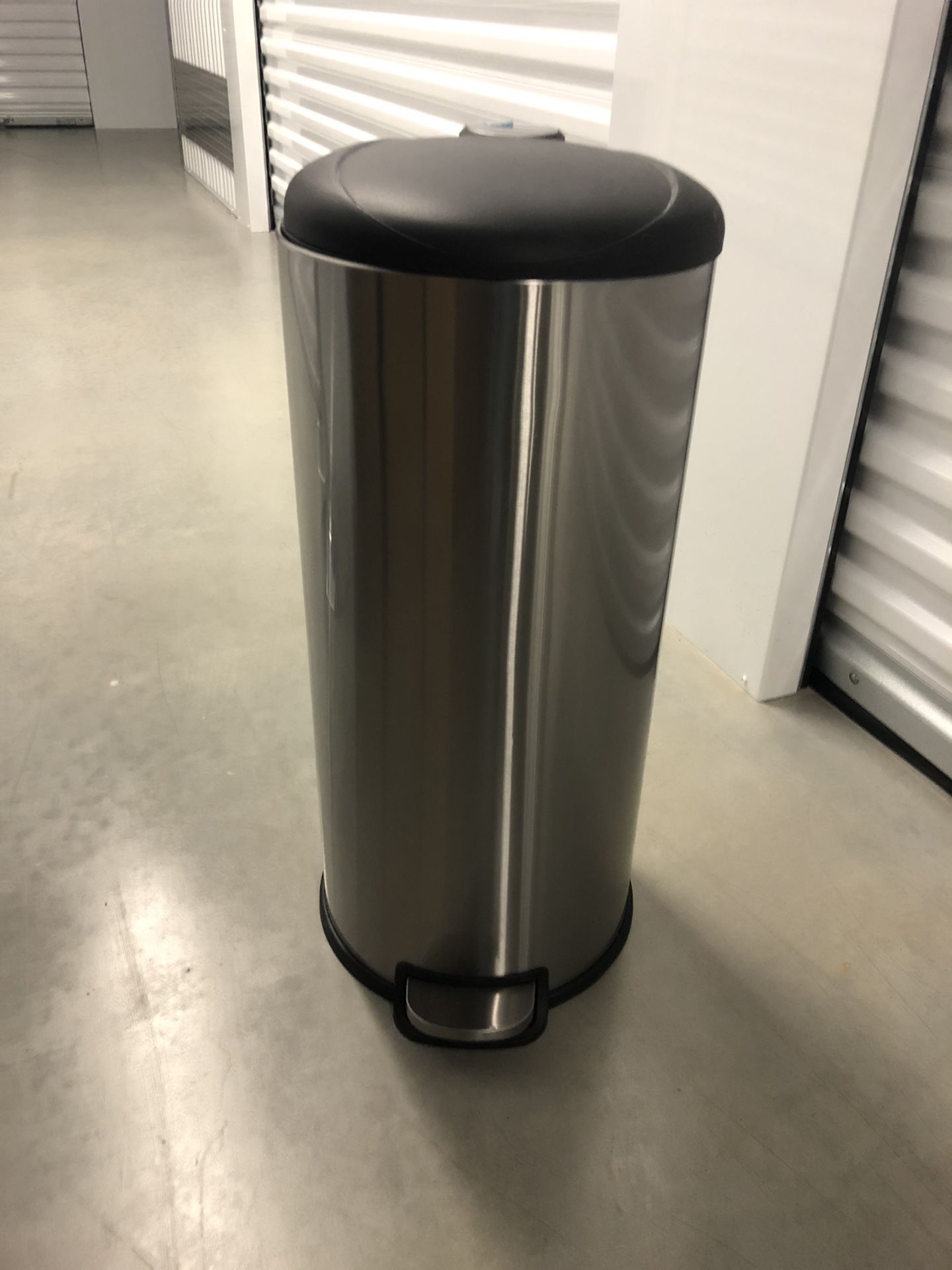 Trash Can - Kitchen, Foot Pedal, Soft Close, Stainless