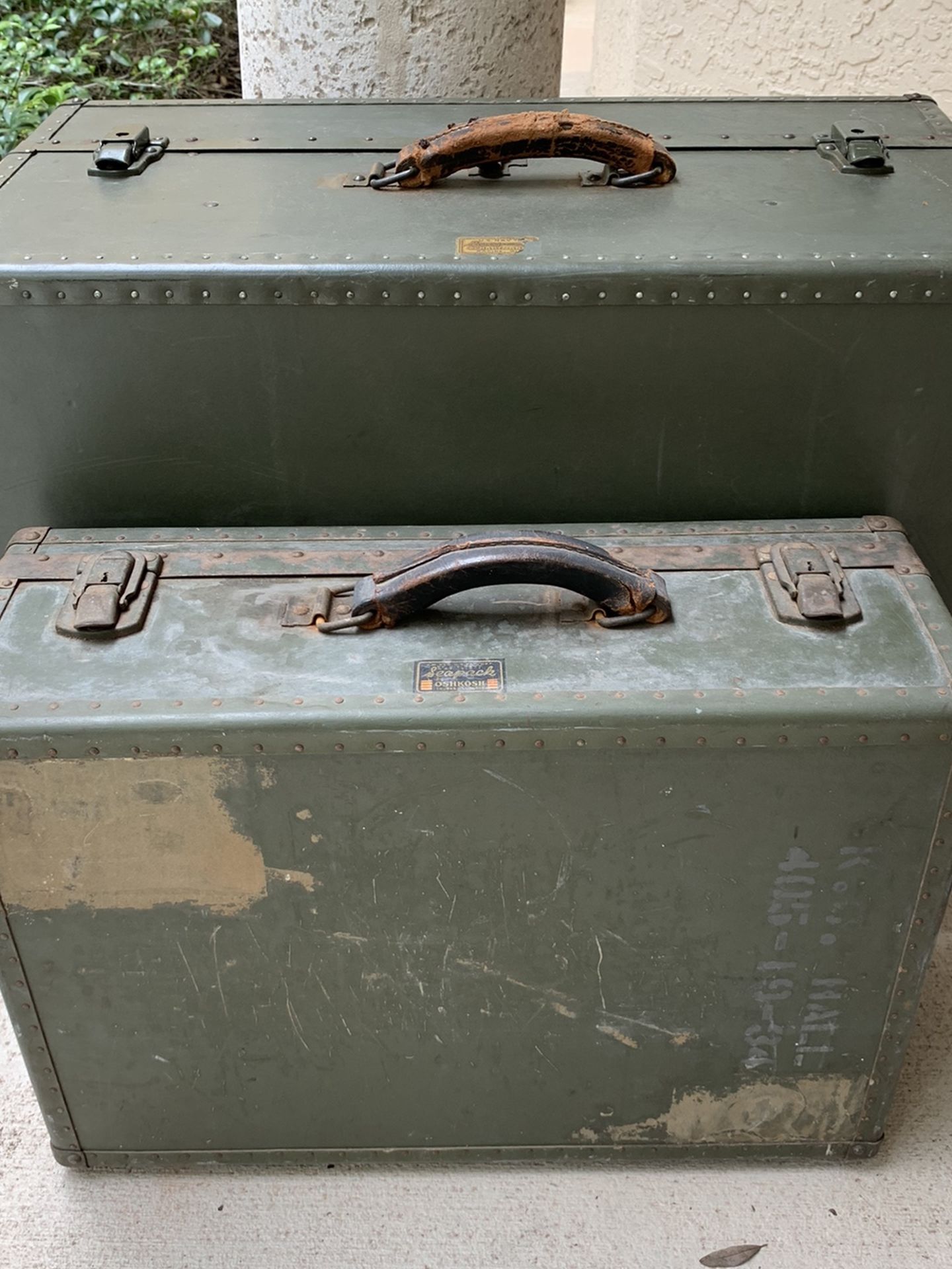 WWII Trunk & Suitcase