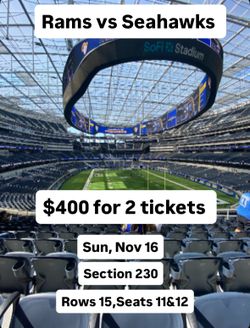 Rams Vs Seahawks Tickets 
