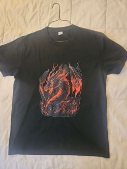 Fiery Red Dragon Tshirt  -- BRAND NEW LOOKS COOL!