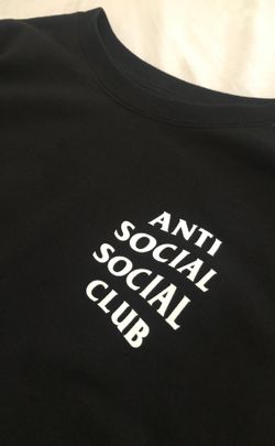 Anti social social club black sweater
