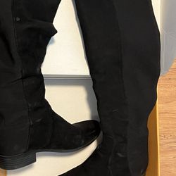 Black Suede Boot