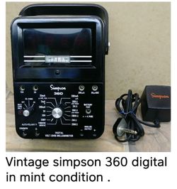 Vintage simpson 360 digital