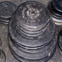 305 Lbs  Standard Barbell Plates 