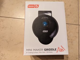 Dash Mini Maker Griddle - Black