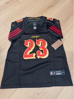 San Francisco 49ers Christian McCaffrey Jersey - Faithful to the City Edition. YOUTH / KIDS size L