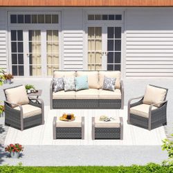 6pc Outdoor Patio Furniture Set 