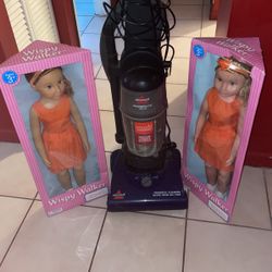 vacuum cleaner and dolls