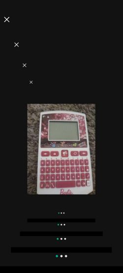 Used Barbie Handheld Game 