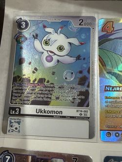 Digimon Card Ukkomon BT16-082 Rare Holo
