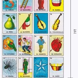 Loteria Banners. For Fiesta Party Theme