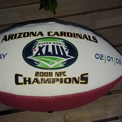 Arizona cardinals 2008 NFC champions football (limited edition)