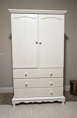 Real Wood Armoire dresser