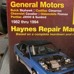 Haynes Repair Manual #38015 GM 82-94