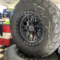 ‼️📲Vendo Set De Rines Nuevos 17x9 De 6 Birlos Con Llantas Usadas 285/70/17 Bf Goodrich