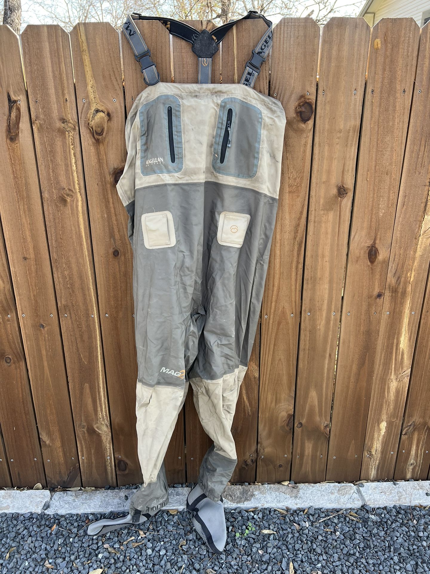 Magellan Outdoors Mag2 XXL Breathable Fishing / Hunting Stocking Foot Waders