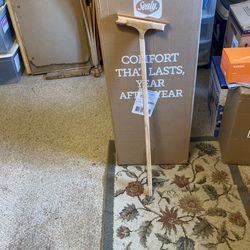 Handmade cane out of Oak and walnut
