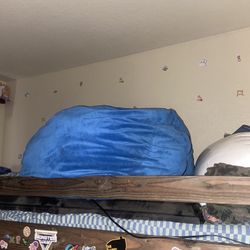 Medium Size Blue Bean Bag