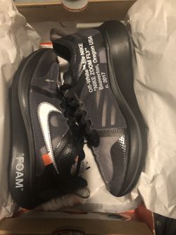 Nike offwhite zoom fly size 7.5