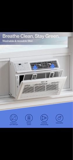 DELLA 8,000 BTU Wi-Fi Enabled Window Air Conditioner