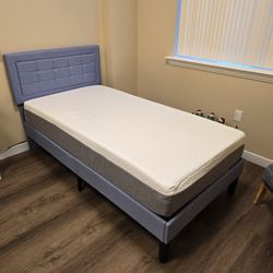 Twin Bed with Mattress 