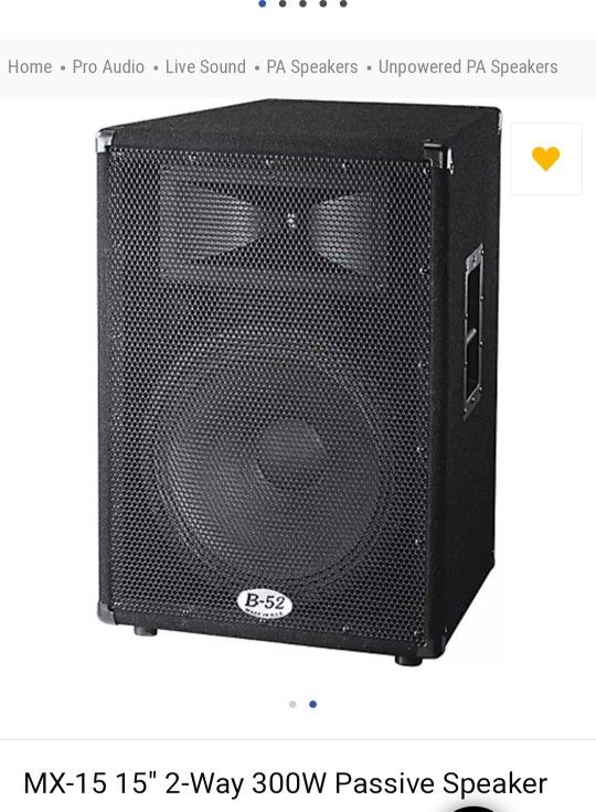 B52 MX-15 Speakers Pair for Sale in Fontana, CA - OfferUp