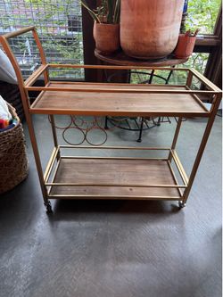 Gold Bar Cart