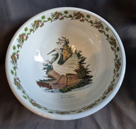 Bowl VTG Port Meirion little egret 11” Large Salad/Serving Bowl
