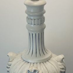 Large resin table lamp