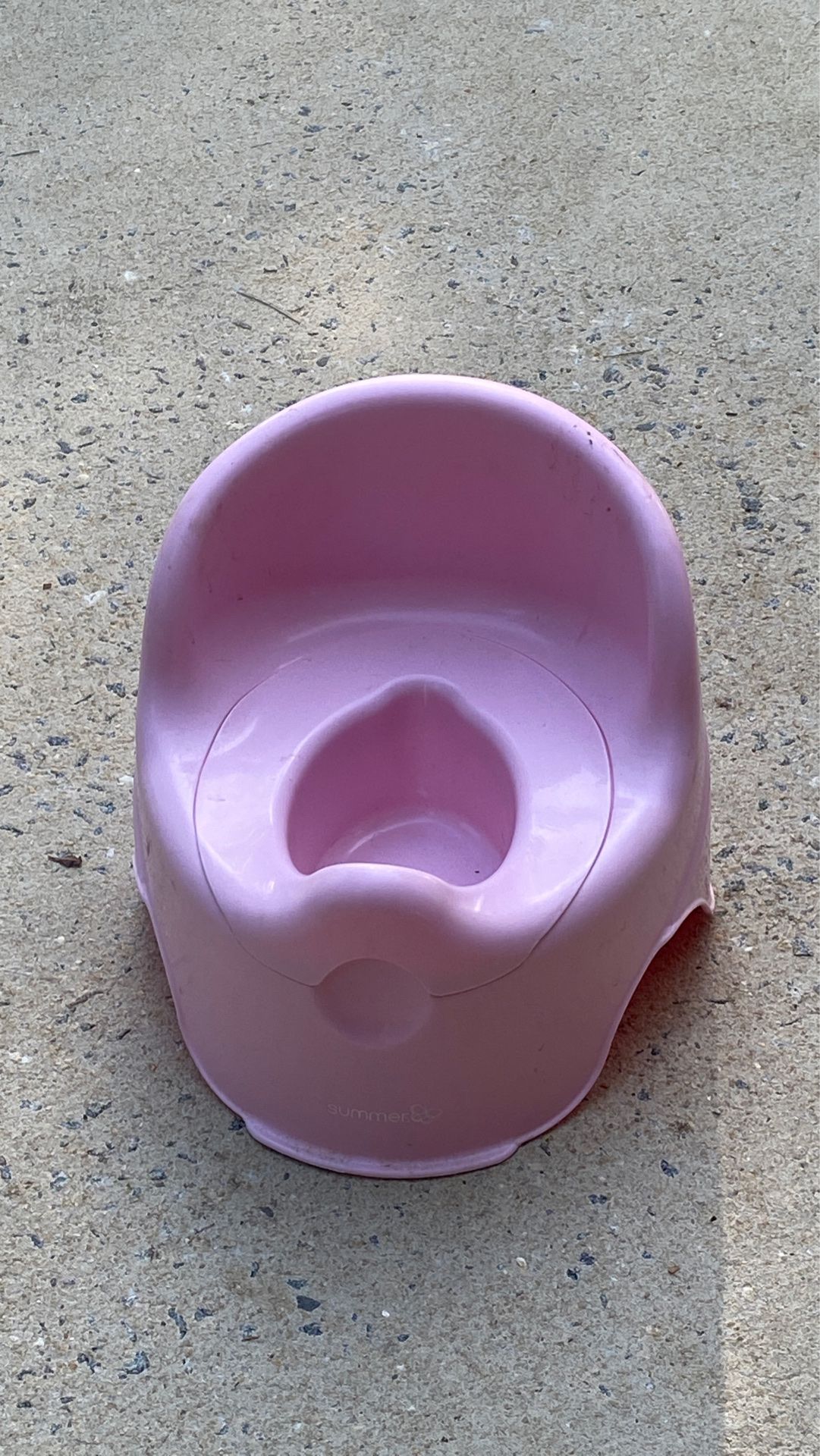 Pink potty training potty toilet