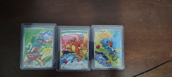 First Partner Illustration Kanto Starters