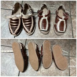 Size 11c, Huaraches For Boy (size 17 In Mexico)