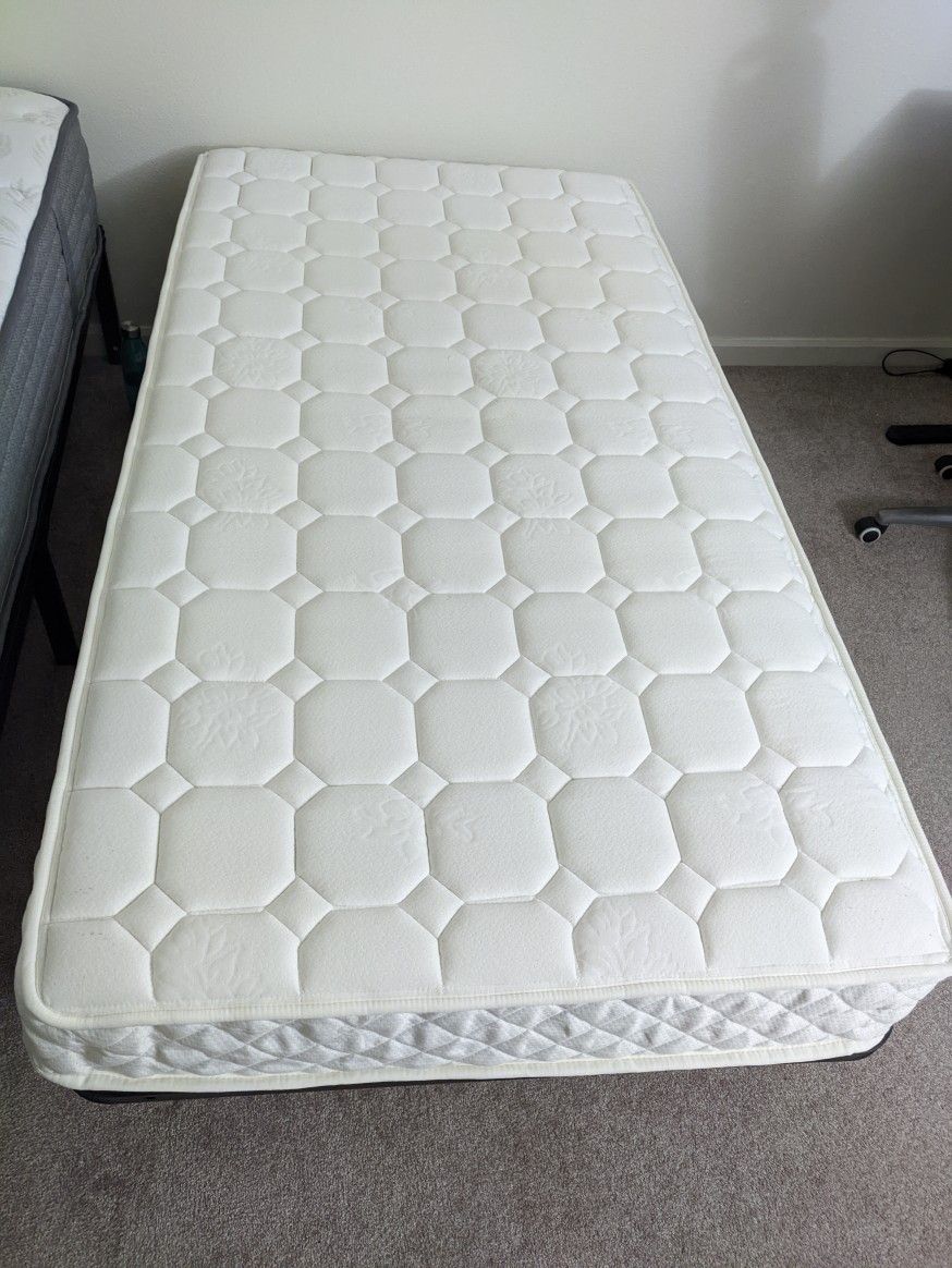 Zinus Twin Mattress + Bed Frame